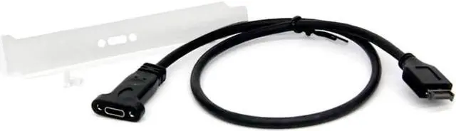 Alt view image 2 of 3 - JAENFONG Motherboard Expansion Cable USB 3.1 Front Panel Header Type E Male to Usb-C Type C Female Computer Connector 50cm