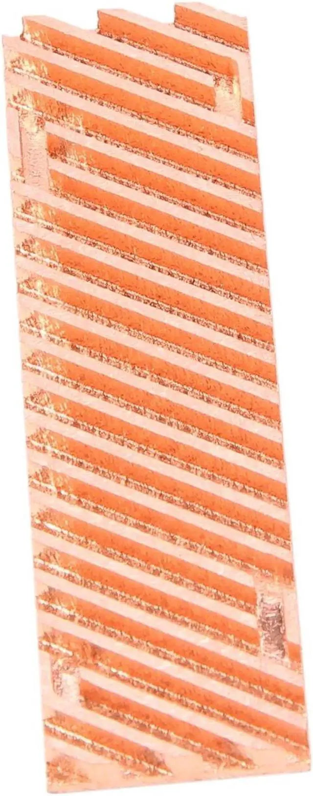 Alt view image 6 of 6 - JAENFONG Ultra Thin Pure Copper Heatsink Cooler Heat Sink SSD Thermal Pad for M.2 2280 PCI-E NVME SSD 70X20X3mm