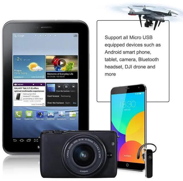 Alt view image 3 of 7 - JAENFONG Micro USB to Micro USB Coiled Cable 0.56ft to 4ft, Coiled Micro OTG Cable with Gold Plated Connector Aluminium Shell Works for Raspberry Pi Zero, Smart Phones, DJI Remote, Black