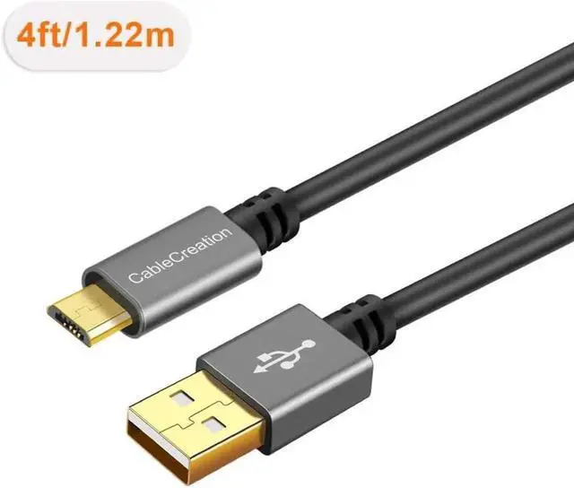 Alt view image 7 of 7 - JAENFONG Coiled USB to Micro USB Cable 0.56ft to 4ft, USB 2.0 A to Micro USB Charging Data Cord Works for Android Smartphone, Tablet, Wall, Raspberry Pi Zero and Car Charger, Space Gray