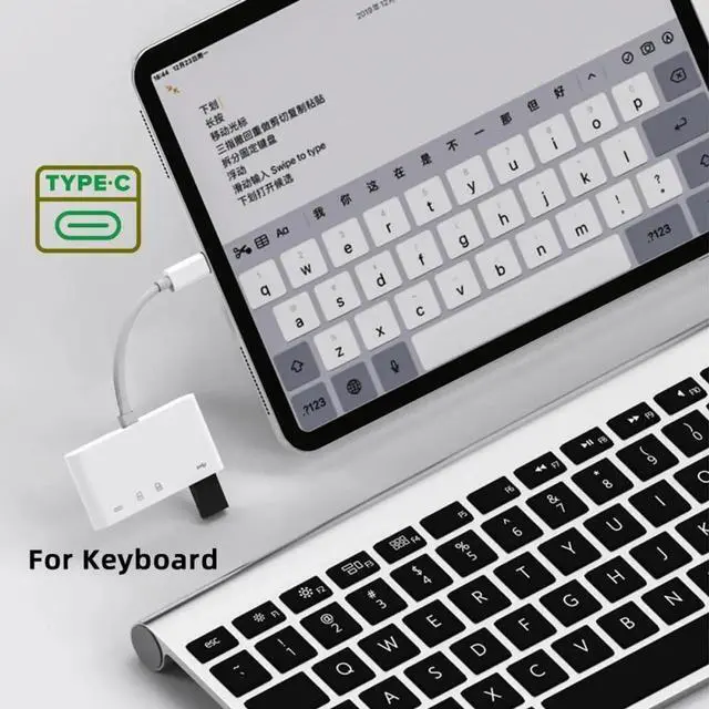Alt view image 3 of 7 - JAENFONG USB 2.0 Type C USB-C to TF Micro SD SDXC USB Female Card Reader PD 27W Adapter for Laptop Tablet Phone