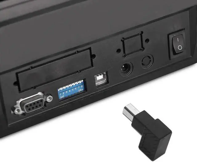 Alt view image 6 of 6 - JAENFONG USB 2.0 Type-B Printer Adapter, 2 Pack 90 Degrees USB 2.0 B Male to Type-B Female Adapter for Printer, Scanner, Mobile HDD and More