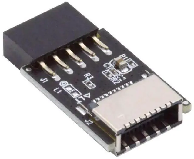 Main image of JAENFONG USB 3.1 Front Panel Socket Key-A Type-E to USB 2.0 9Pin 10Pin Mainboard Header Male Extension Adapter