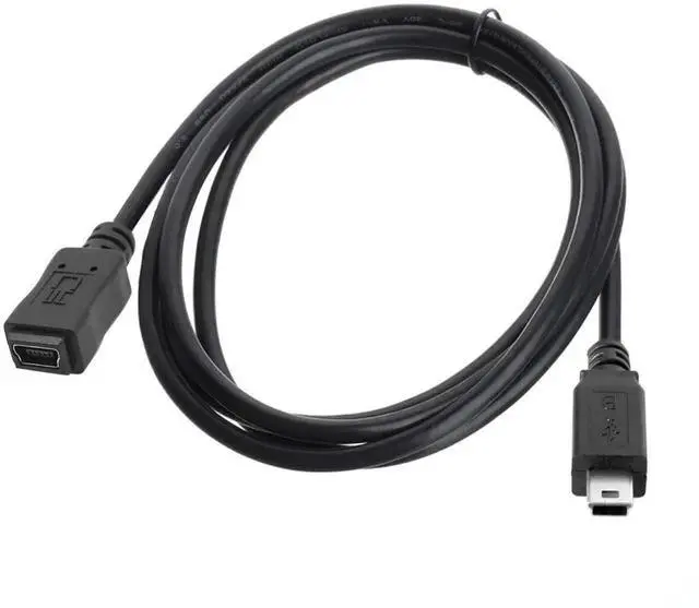 Alt view image 2 of 7 - JAENFONG Mini USB Extension Cable, USB 2.0 Mini USB 5Pin Male to Female Power Charging Data Transfer Extension Cable for Dash Cam/GPS/Camera 4.92FT/1.5M