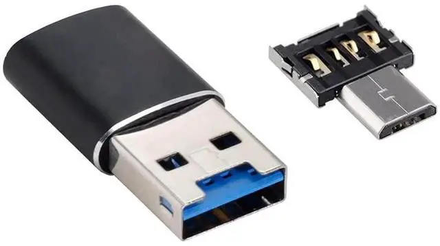 Alt view image 6 of 6 - JAENFONG USB 3.0 to Micro SD SDXC TF Card Reader with Micro USB 5pin OTG Adapter for Tablet/Cell Phone