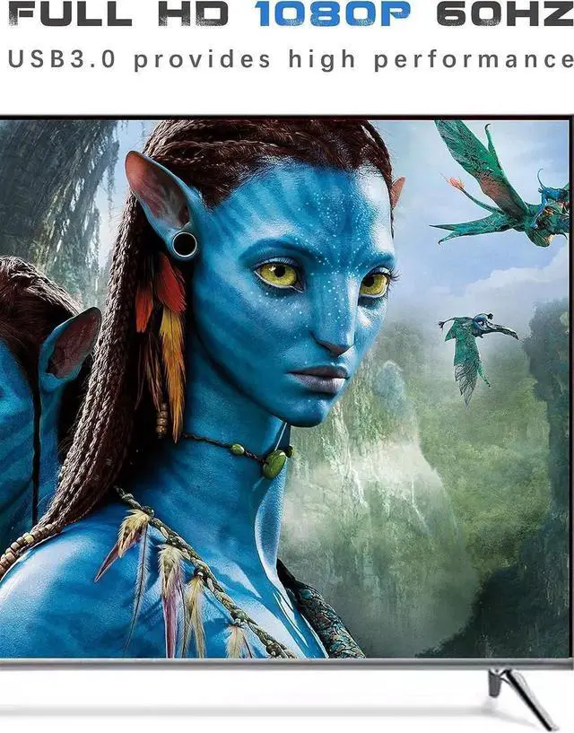 Alt view image 4 of 6 - JAENFONG USB to VGA Adapter for Monitor MacBook VGA to USB 3.0/2.0 Converter 1080P Multi-Display Video Cable for Laptop Desktop PC to Monitors Projector TV. (Not Support Chromebook)