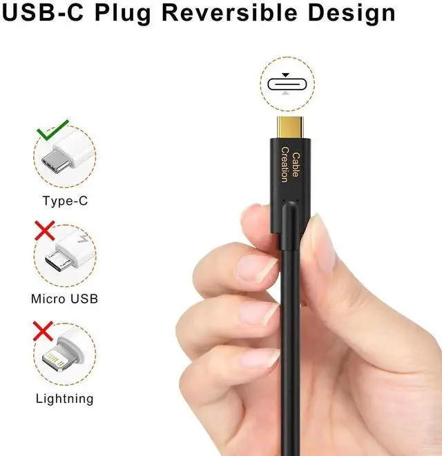 Alt view image 7 of 7 - JAENFONG Short USB C 1ft,100W USBC 3.1 Gen 2 PD Charging,10G High Speed Date Cord, Thunderbolt Type C to iPhone 15/16Android Auto/Cellphone,Laptop, Nintendo Switch, SSD,Powerbank,iPad Pro