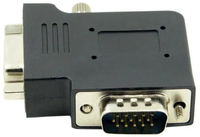 Alt view image 6 of 6 - JAENFONG VGA Connectors,VGA SVGA D-Sub HDB15Pin Male to Female 90 Degree Right Angled Gender Changer Video Graphics Array Connector Adapter for Monitor/Projector/Graphics
