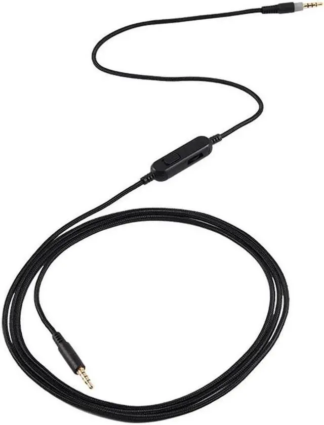 Alt view image 3 of 4 - JAENFONG 3.5mm Headphone Audio Cable for HyperX Cloud MIX / Cloud Alpha(Black)