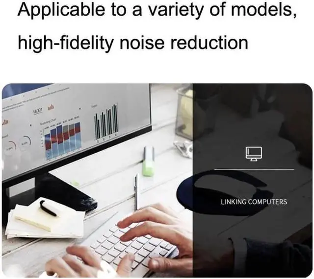 Alt view image 4 of 6 - JAENFONG 1.2m For Boss QC15 Headphone Audio Cable Braided Replacement Cable