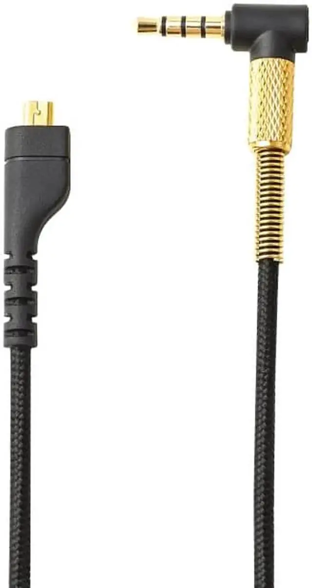 Alt view image 2 of 6 - JAENFONG Headphone Audio Cable for SteelSeries Arctis 3 5 7 Pro (Black)