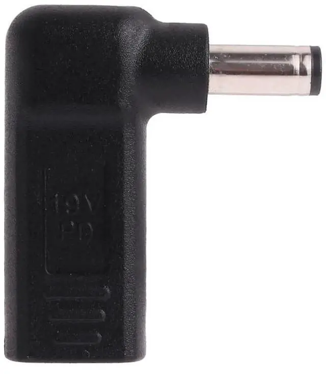 Alt view image 4 of 5 - JAENFONG USB-C / Type-C Female to 5.5 x 2.1mm Male Plug Elbow Adapter Connector