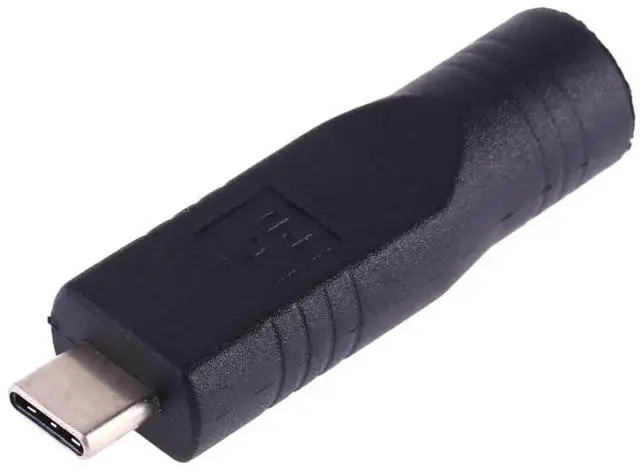 Alt view image 2 of 4 - JAENFONG 5.5 x 2.5mm Female to USB-C / Type-C Male Plug Adapter Connector