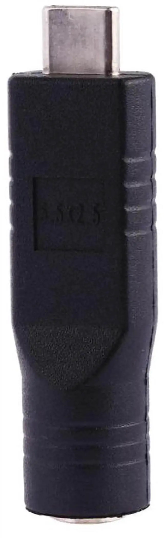 Alt view image 3 of 4 - JAENFONG 5.5 x 2.5mm Female to USB-C / Type-C Male Plug Adapter Connector