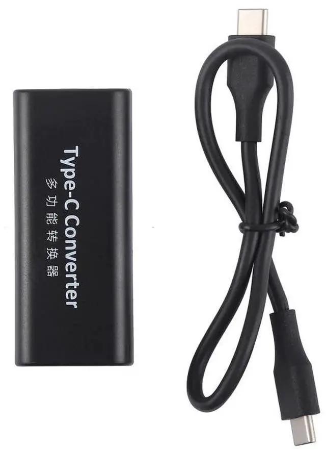 Alt view image 2 of 5 - JAENFONG DC 5.5 x 2.1mm Power Jack Female to USB-C / Type C Female Power Connector Adapter with 30cm USB-C / Type C Cable
