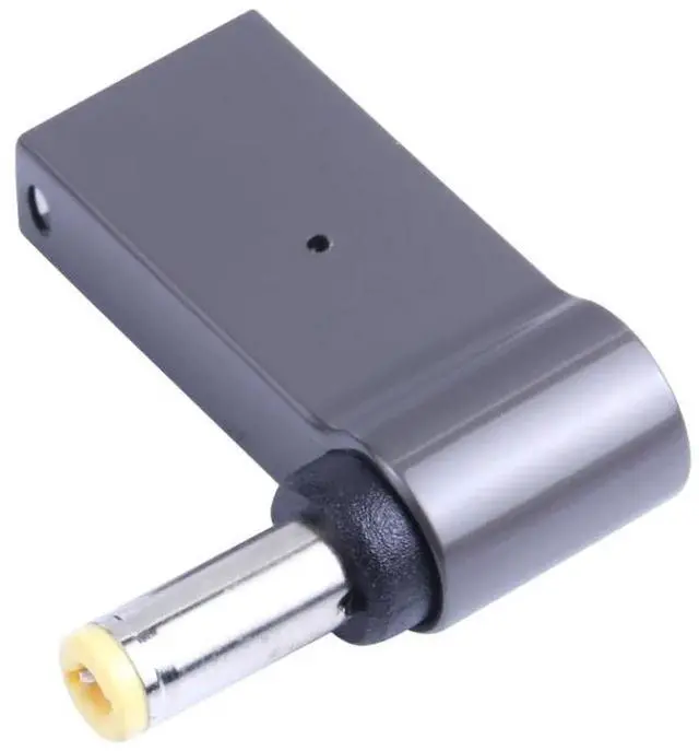 Alt view image 2 of 5 - JAENFONG 100W USB-C / Type-C Female to DC 5.5 x 2.5mm Male Computer Charging Adapter for