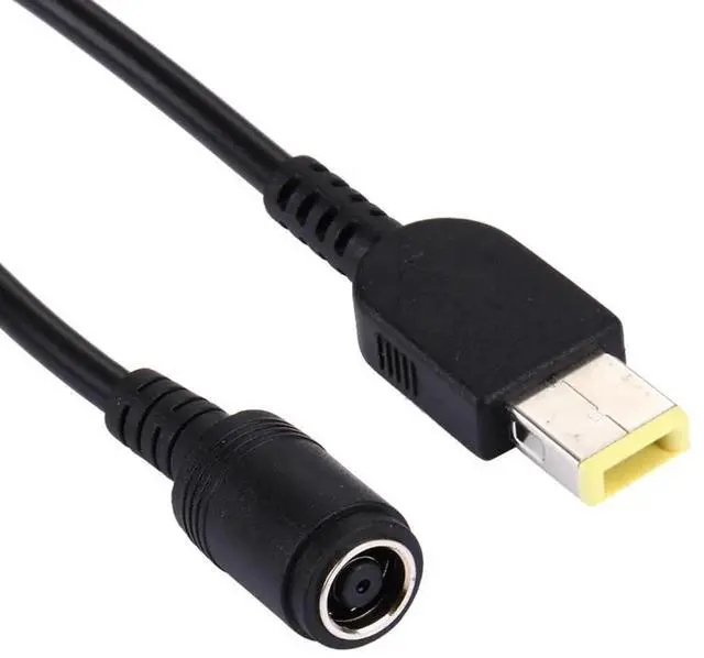 Alt view image 5 of 5 - JAENFONG Big Square Male (First Generation) to 7.9 x 5.5mm Female Interfaces Power Adapter Cable for Laptop Notebook, Length: 10cm