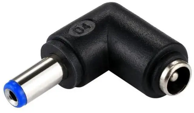 Main image of JAENFONG DC 5521 Male to DC 5521 Female Connector Power Adapter for Laptop Notebook, 90 Degree Right Angle Elbow