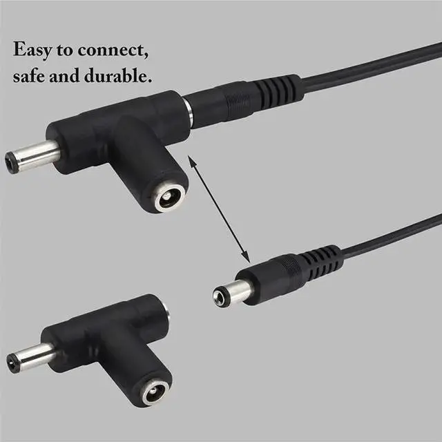 Alt view image 4 of 7 - JAENFONG 2A 5.5 x 2.1mm DC Power Supply Adapter Plug Coiled Cable Car Charger, Length: 40-140cm