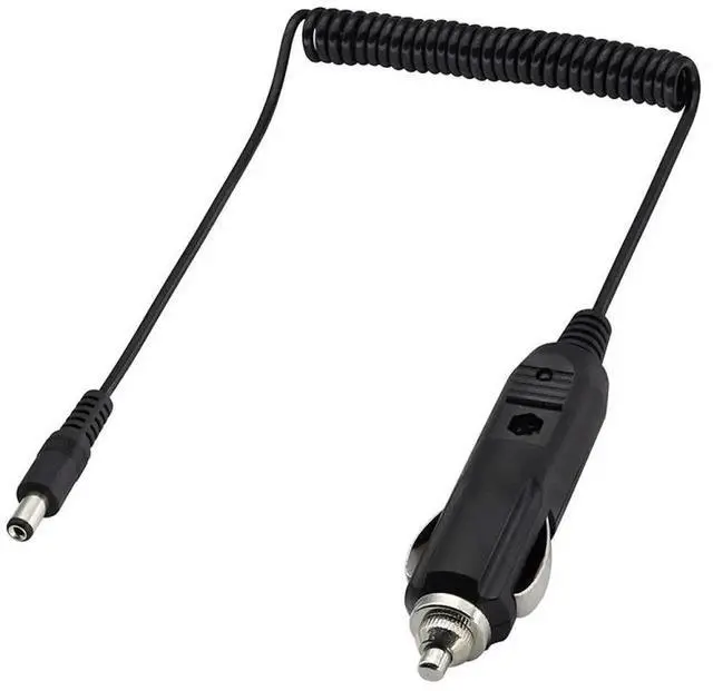 Alt view image 3 of 7 - JAENFONG 2A 5.5 x 2.1mm DC Power Supply Adapter Plug Coiled Cable Car Charger, Length: 40-140cm