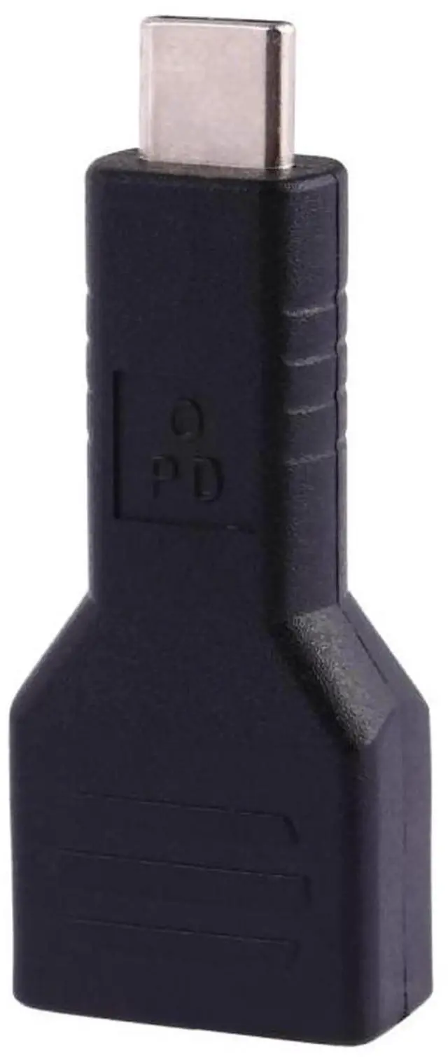 Alt view image 4 of 4 - JAENFONG Power Adapter for Big Square Female to USB-C / Type-C Male Plug