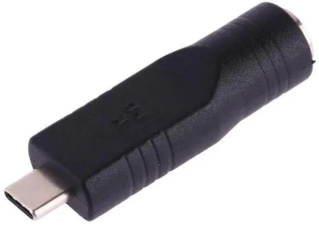 Alt view image 2 of 4 - JAENFONG 7.9 x 5.5mm Female to USB-C / Type-C Male Plug Adapter Connector