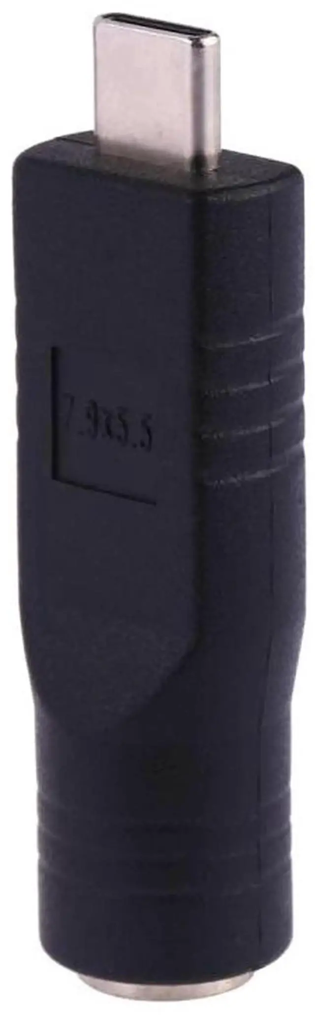 Alt view image 4 of 4 - JAENFONG 7.9 x 5.5mm Female to USB-C / Type-C Male Plug Adapter Connector