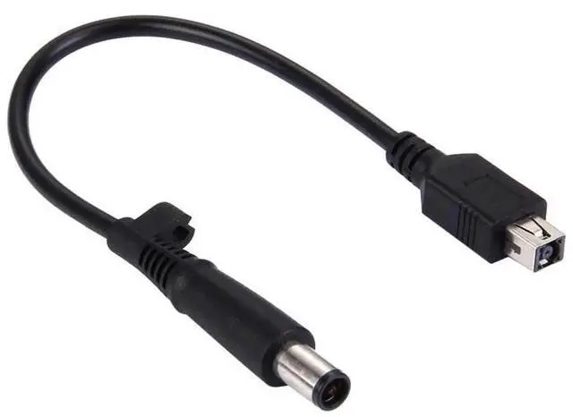 Alt view image 4 of 4 - JAENFONG 4.5 x 3.0mm Female to 7.4 x 5.0mm Male Interfaces Power Adapter Cable for Laptop Notebook, Length: 20cm