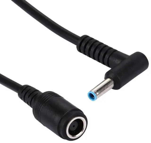 Alt view image 2 of 5 - JAENFONG 4.5 x 3.0mm Bent Male to 7.4 x 5.0mm Female Interfaces Power Adapter Cable for Laptop Notebook, Length: 10cm