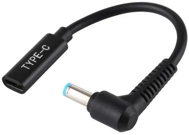 Alt view image 4 of 5 - JAENFONG DP 5.5 x 1.7mm to Type-C Female Power Adapter Charger Cable (Black)