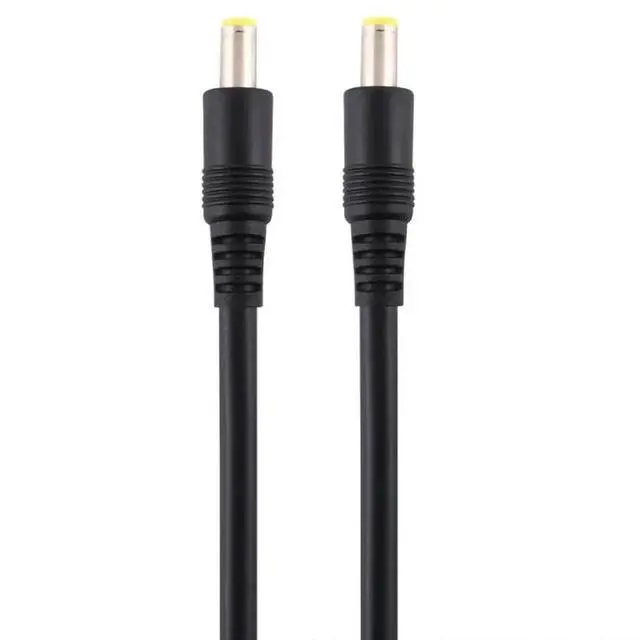 Alt view image 6 of 6 - JAENFONG DC Power Plug 5.5 x 2.5mm Male to Male Adapter Connector Cable, Cable Length:50cm 50cm (Black)