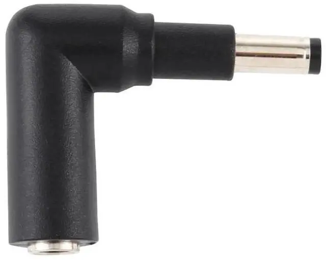 Alt view image 4 of 5 - JAENFONG 10 PCS 4.5 x 3.0mm Female to 4.8 x 1.7mm Male Plug Elbow Adapter Connector