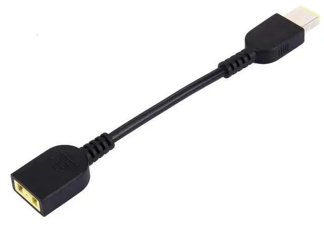 Alt view image 4 of 4 - JAENFONG Big Square Female to Big Square (First Generation) Male Interfaces Power Adapter Cable for Laptop Notebook, Length: 10cm