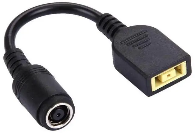 Main image of JAENFONG Big Square Female (First Generation) to 7.9 x 5.5mm Female Interfaces Power Adapter Cable for Laptop Notebook, Length: 10cm