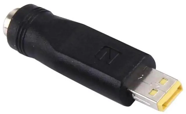 Main image of JAENFONG 5.5x2.1mm Female to Small Square (Second Generation) Male Interfaces Power Adapters for Laptop Notebook