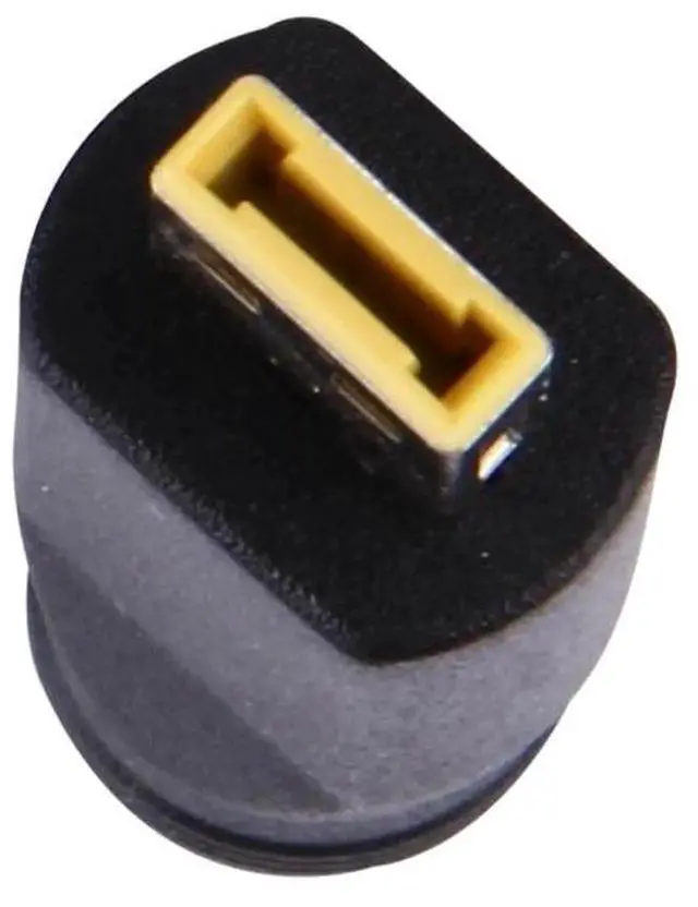 Alt view image 2 of 4 - JAENFONG 5.5x2.1mm Female to Small Square (Second Generation) Male Interfaces Power Adapters for Laptop Notebook