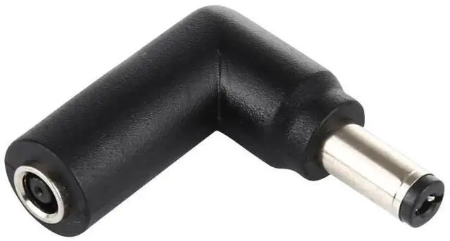 Alt view image 3 of 5 - JAENFONG 10 PCS 4.5 x 3.0mm Female to 5.5 x 2.1mm Male Plug Elbow Adapter Connector