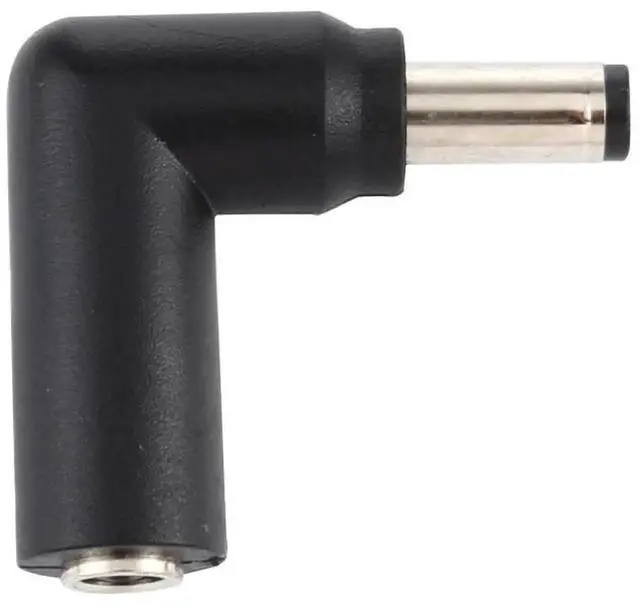 Alt view image 2 of 5 - JAENFONG 10 PCS 4.5 x 3.0mm Female to 5.5 x 2.1mm Male Plug Elbow Adapter Connector