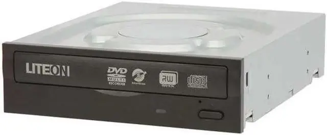 Main image of LITE-ON CD/DVD Burner 24X DVD+R 8X DVD+RW 24X DVD-R 6X DVD-RW 16X DVD-ROM 48X CD-R 32X CD-RW 48X CD-ROM Black SATA Model iHAS324