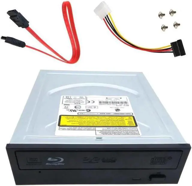 Alt view image 3 of 6 - Blu-Ray Internal optical Drive Player for Desktop PC,SATA BD Combo 12X Reader DVD CD Burner