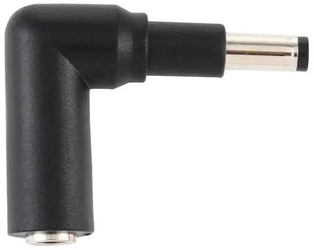 Alt view image 3 of 3 - JAENFONG 10 PCS 4.5 x 3.0mm Female to 4.8 x 1.7mm Male Plug Elbow Adapter Connector