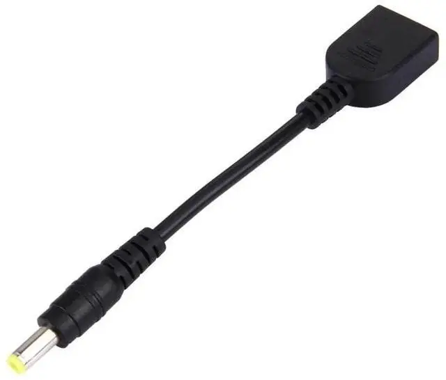 Alt view image 3 of 4 - JAENFONG Big Square Female (First Generation) to 5.5 x 2.5mm Male Interfaces Power Adapter Cable for Laptop Notebook, Length: 10cm