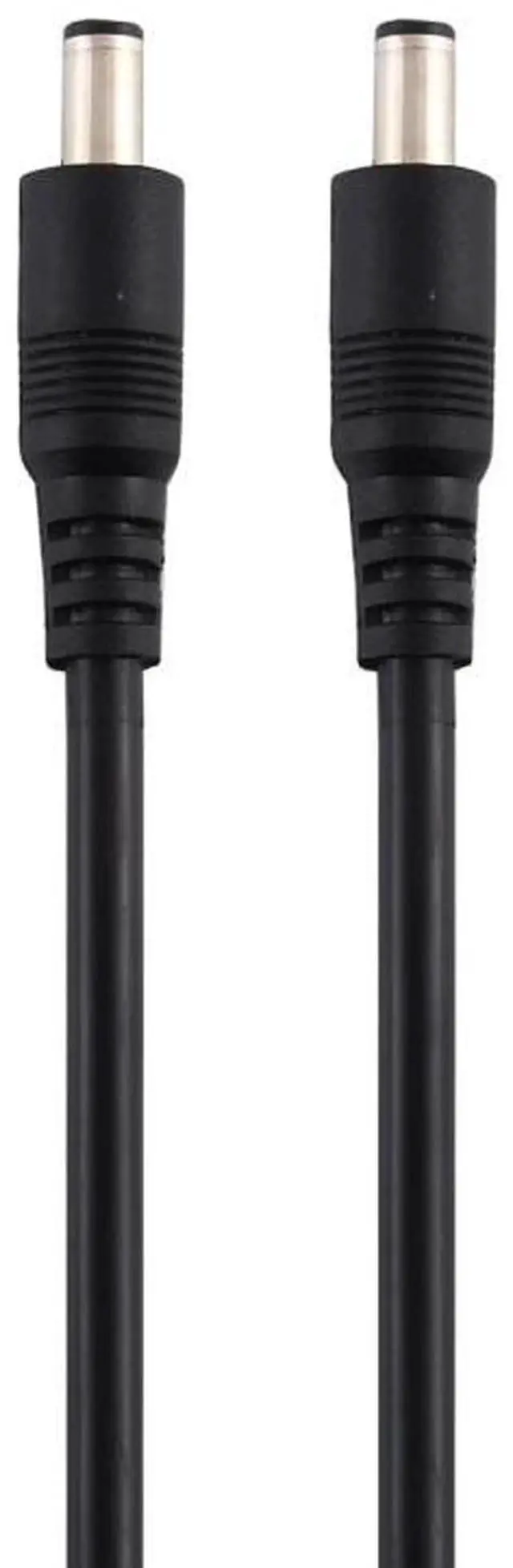 Alt view image 2 of 6 - JAENFONG 8A DC Power Plug 5.5 x 2.1mm Male to Male Adapter Connector Cable, Length:1m 1m (Black)