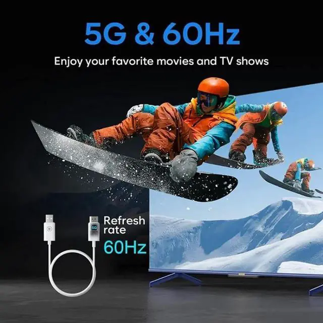 Alt view image 6 of 7 - JAENFONG Wireless HDMI Screen Mirroring Adapter - 1080P HD Video & Audio Transmission, 50m Range for PC/Laptop/Smartphone to TV/Projector, Plug & Play, One-to-One Wireless Display Dongle