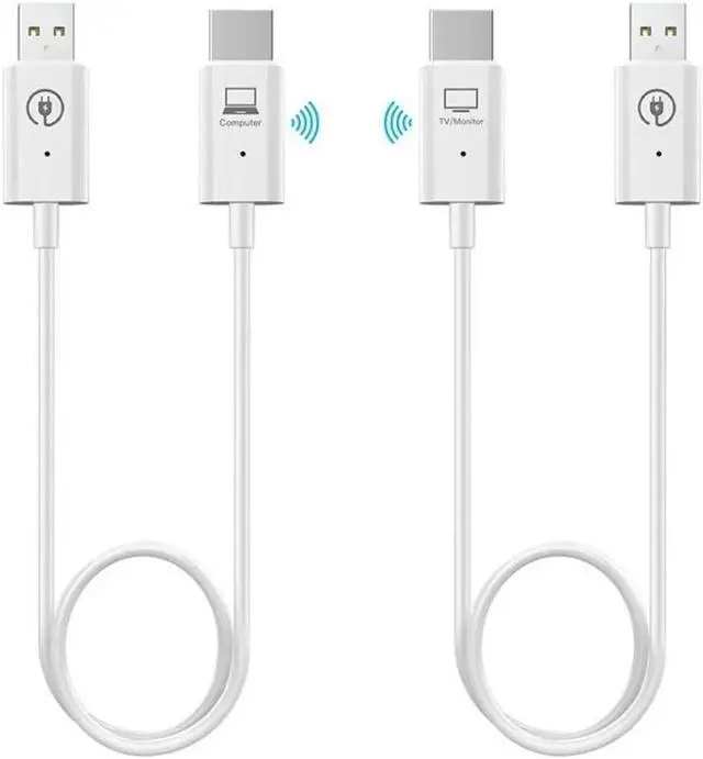 Main image of JAENFONG Wireless HDMI Screen Mirroring Adapter - 1080P HD Video & Audio Transmission, 50m Range for PC/Laptop/Smartphone to TV/Projector, Plug & Play, One-to-One Wireless Display Dongle