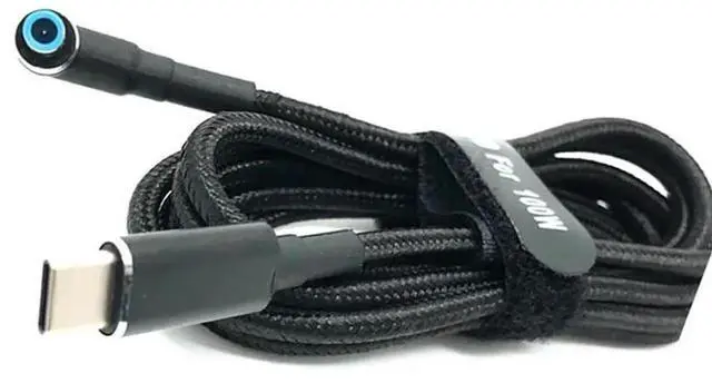 Main image of JAENFONG USB C to Laptop Charging Cable Adapter Type C to DC 4.5 x 3.0mm Converter 100W PD Power Charger Supply Cord for