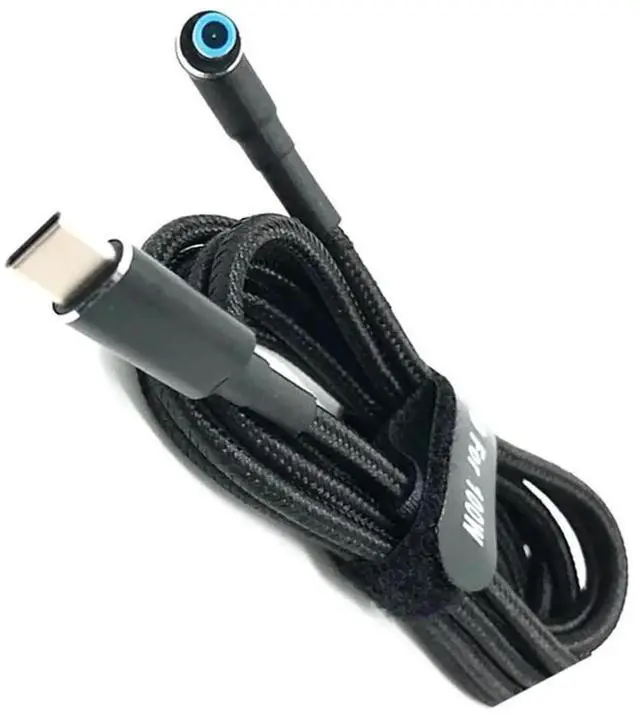 Alt view image 4 of 6 - JAENFONG USB C to Laptop Charging Cable Adapter Type C to DC 4.5 x 3.0mm Converter 100W PD Power Charger Supply Cord for