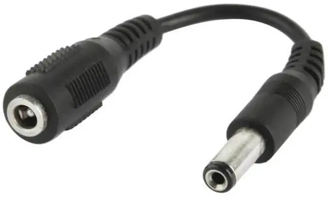 Main image of JAENFONG 5.5 x 2.5mm Male to 3.5mm Female DC Plug Adapter, Length: 12cm