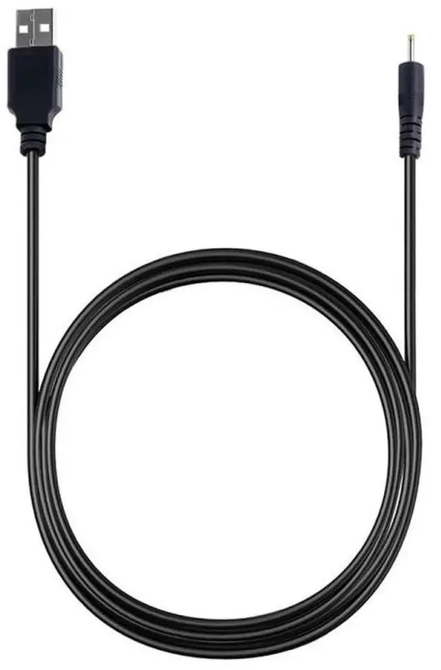 Alt view image 4 of 5 - USB Male to DC 2.5 x 0.7mm Power Cable, Length: 1.2m(Black)