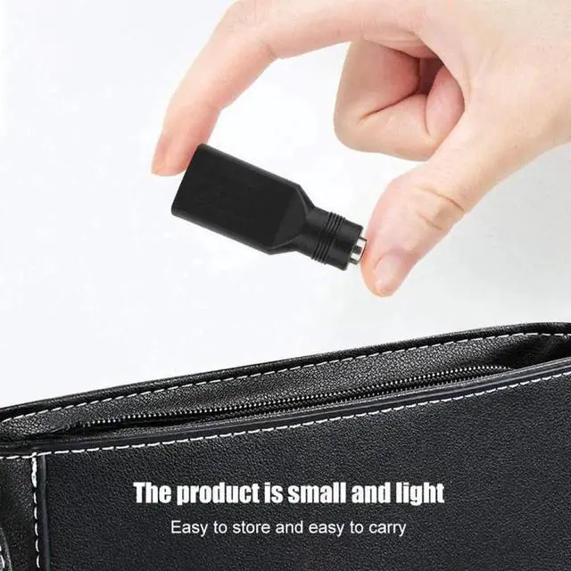 Alt view image 3 of 6 - JAENFONG USB Female to 5.5 x 2.1mm Female Plug Adapter Connector